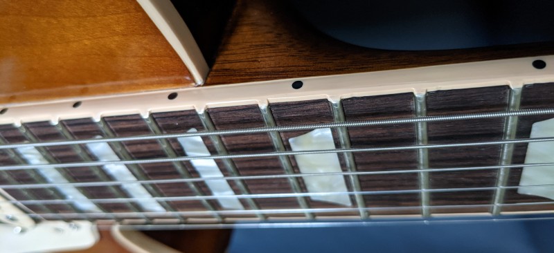 How To Spot A Fake Gibson Les Paul - Fretboard Binding