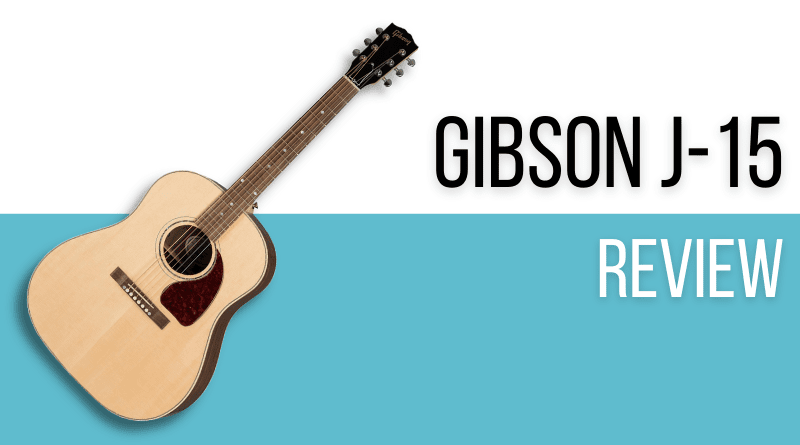 初の折りたたみスマホ Gibson　J-15 アコースティックギター