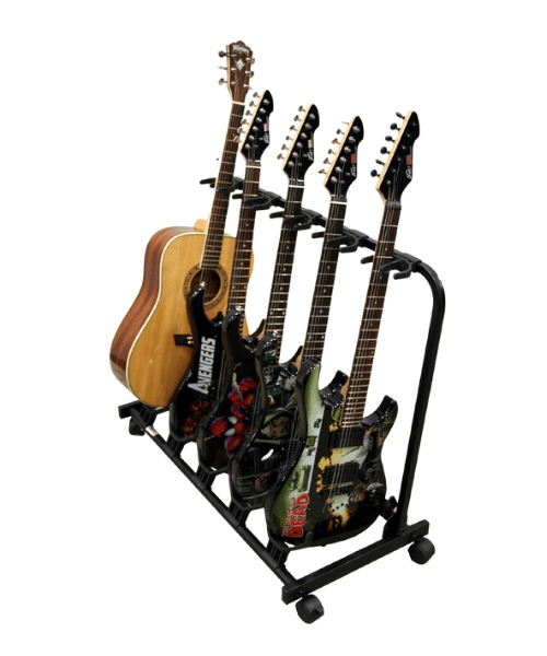 American Sound Connection 5 Guitar Rolling Cart