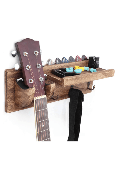 MOREYES Guitar Hanger Wall Mount for Acoustic Guitar,Classical Guitiar,Bass,Electric Guitar 